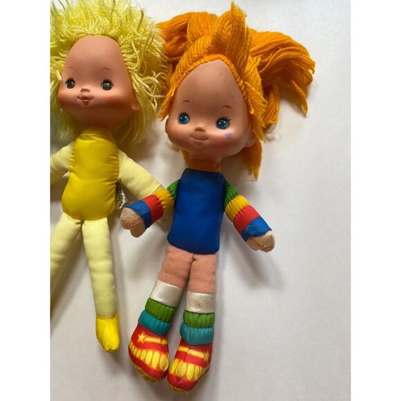 1983 Rainbow Brite Color Kids Dolls Patty O Green Canary Yellow Set of Three - Picture 4 of 8